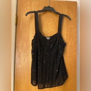 Ann Taylor sequin top.